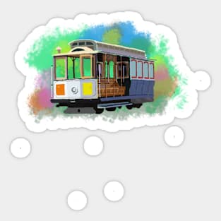 Cable Car Sticker